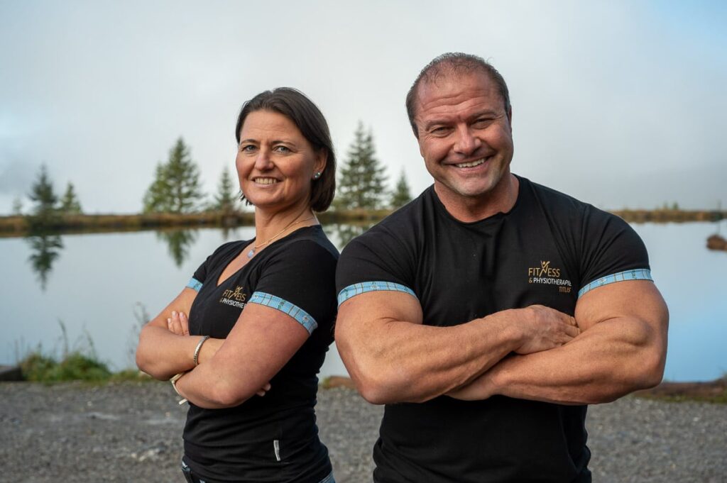Mitarbeiterportraits fuer Fitnesstudio Fitphysio Titlis in Engelberg Obwalden