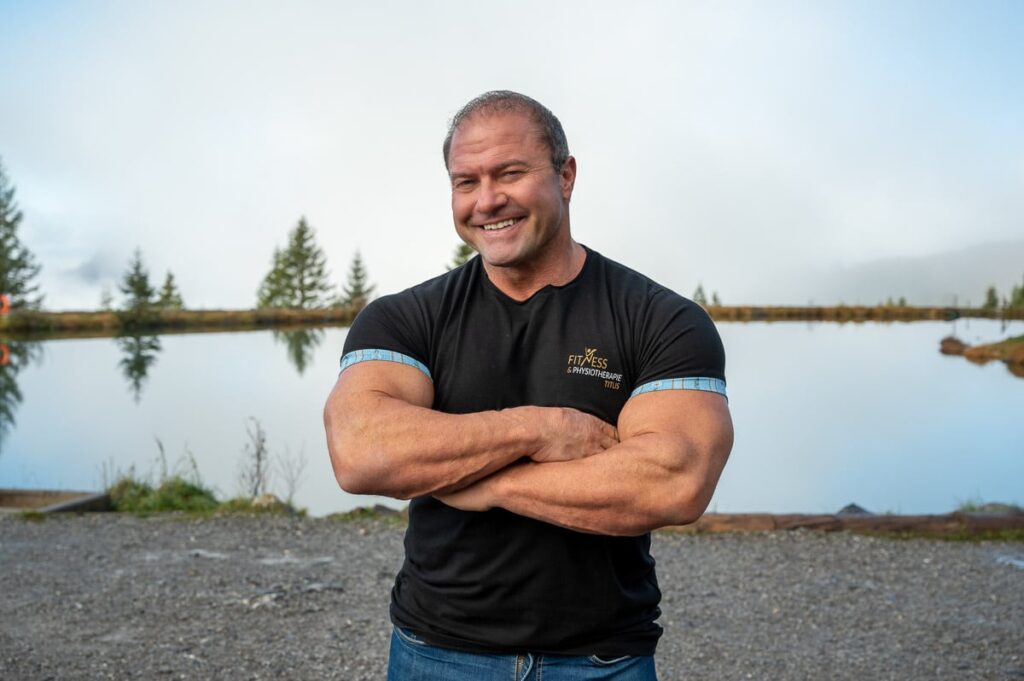 Mitarbeiterportraits fuer Fitnesstudio Fitphysio Titlis in Engelberg Obwalden