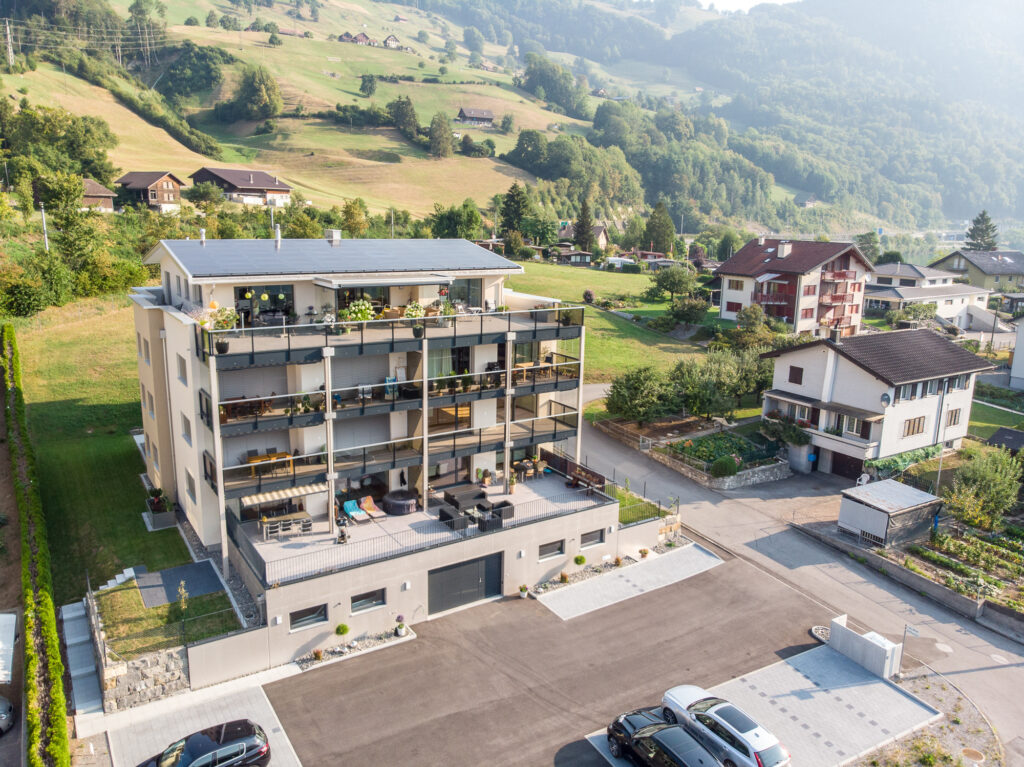 Immobilienfotografie luftaufnahme drohnenaufnahme