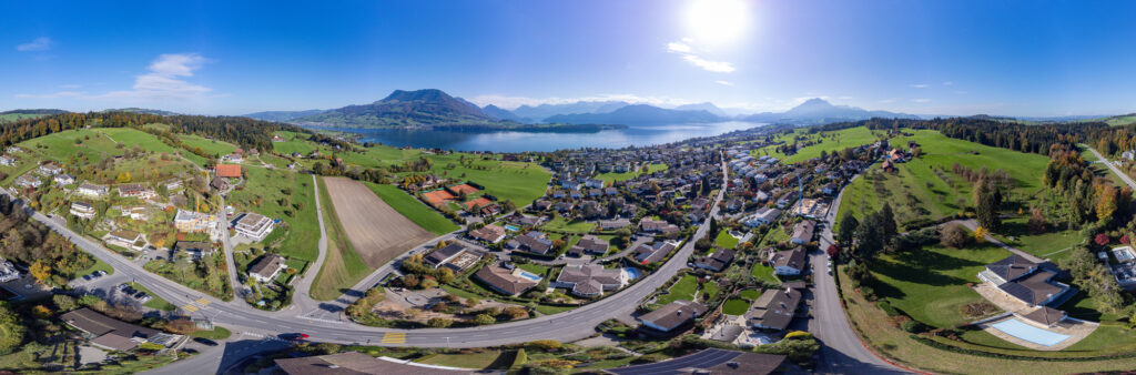 Immobilienfotografie luftaufnahme drohnenaufnahme
