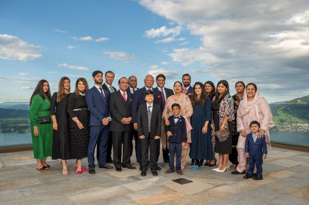 Familien Fotoshooting auf dem Bürgenstock