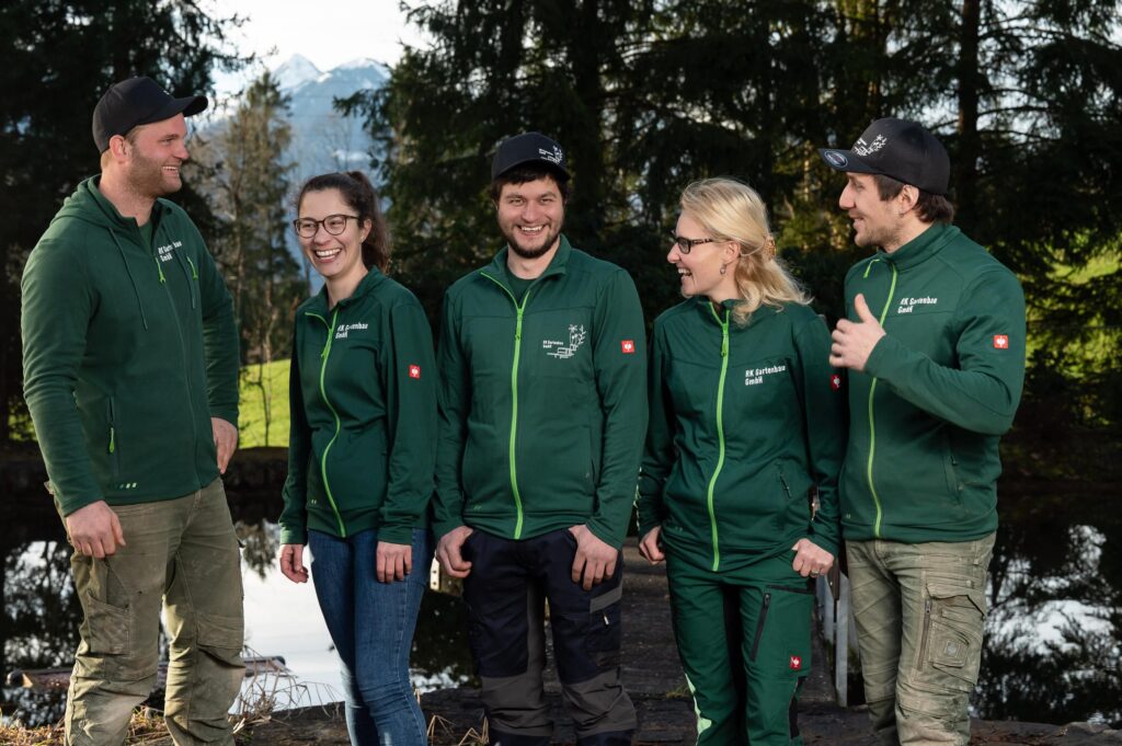 Outdoor Portraits für Gartenbaufirma in Ramersberg Obwalden