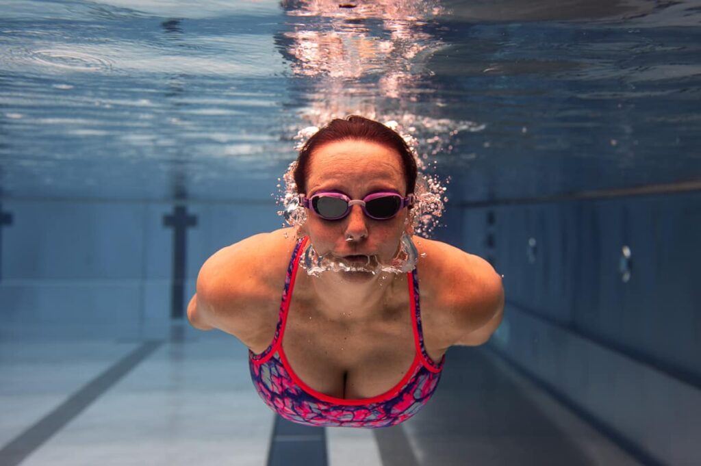 Unterwasserfotos für Schwimmschule in Obwalden