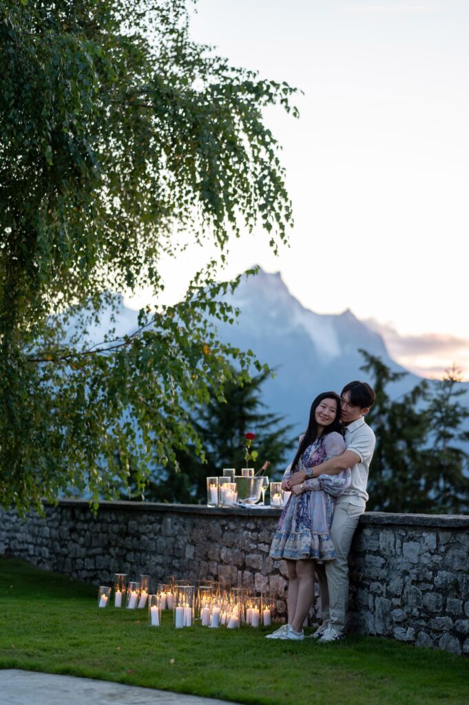 Proposal at the Bürgenstock Hotel Proposal at the Bürgenstock Hotel