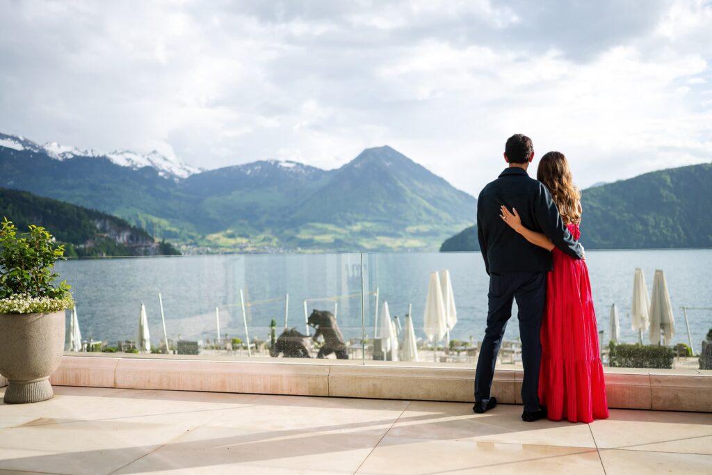 Bürgenstock Proposal on a Boat ride to Park Hotel Vitznau Bürgenstock Proposal on a Boat ride to Park Hotel Vitznau